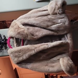 Mink jacket ,light beige